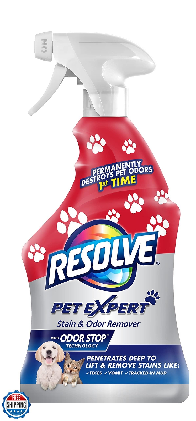 Resolve Pet Expert Carpet Cleaner for Stains and Odors