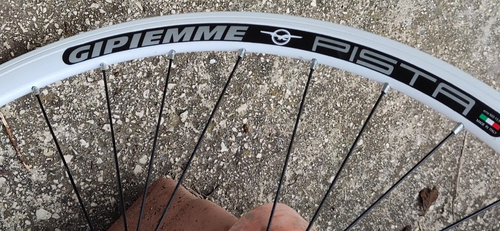 NOS GIPIEMME TRACK/ROAD REAR CLINCHER WHEEL HOLES 32 RUOTA - Picture 4 of 22