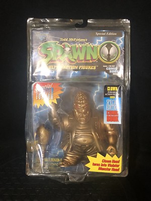 Todd Mcfarlanes Spawn Ultra Action Figure Gold Special Edition Clown ...