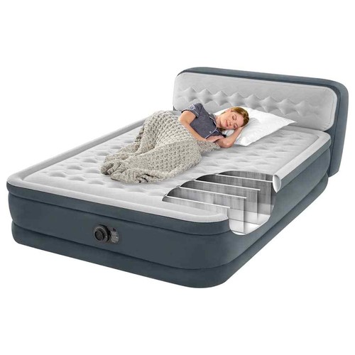 INTEX Luftbett Luftmatratze Bett Aufblasbar Campingbett Gästebett Reisebett 86cm - Bild 2 von 6