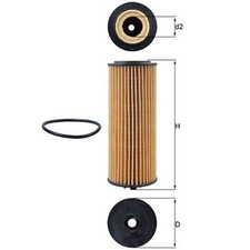 Oil Filter For Mercedes AMG GT X290 63 S 4-matic+ Mahle 2781800009 2781840125