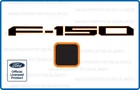 21 - 26 Ford F150 Tailgate Inserts Decals Letters Stickers - Black Orange FG1T8