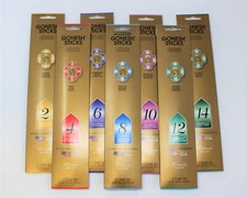 Gonesh Stick Incense: Numbers Sampler Collection 7 packs = 140 sticks