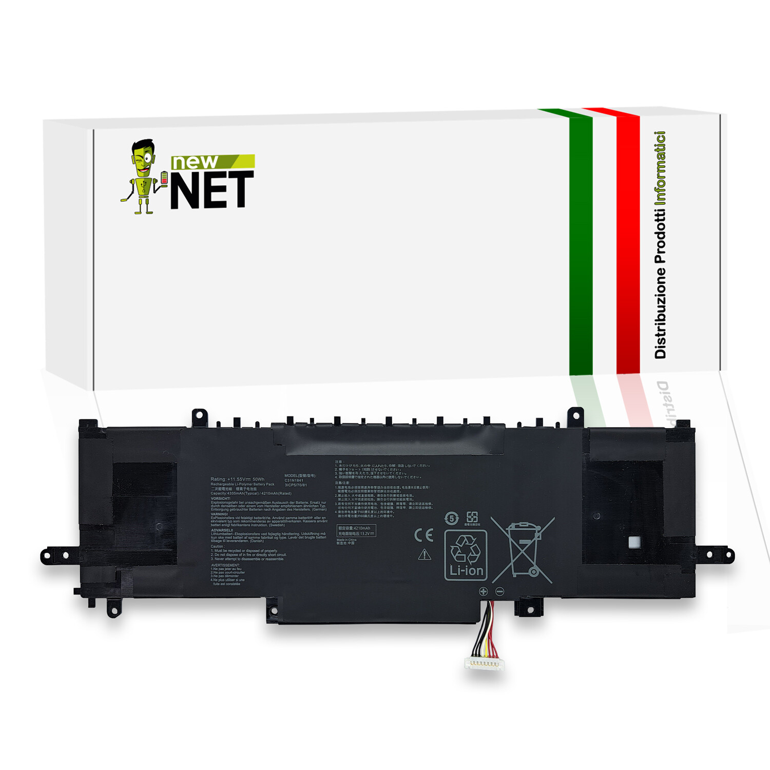 Batteria per ASUS ZenBook 14 UX433FLC UM433DA 50Wh | Lunga Durata