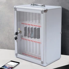 For Phones Cell Phone Storage Cabinet 24-Compartment With 2* Keys For School
