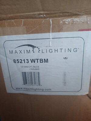 MAXIM LIGHTING  MAX85213 WTBM Luna 1-Light Outdoor Hanging Lantern 