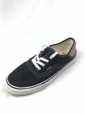 Levi's Hamilton Black White Canvas low-top Shoes Youth Size: 7
