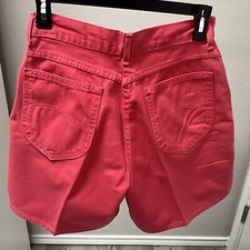 Vintage 90s Chic Women s Made USA Peach High Rise Mom Jean Shorts Size 9 GUC