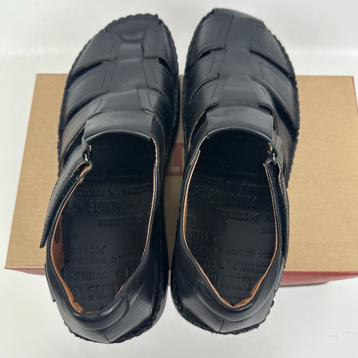 Pikolinos Mens Tarifa Fisherman Sandals 06J-5433 Black Size 