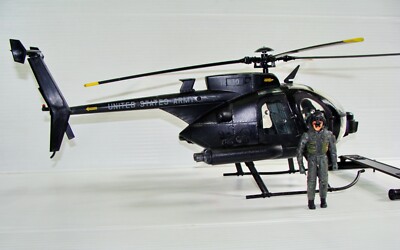 1:18 BBI Elite Force U.S Army Attack MH-6 Little Bird Night