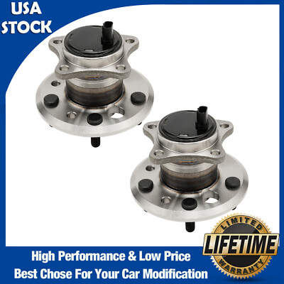 Pair Rear Wheel Hub & Bearing For Toyota Avalon 2005-2012 Highlander 2001-2003