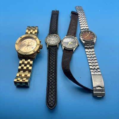 Watch Lot Marc Ecko  Geneva Edison Superior For Parts Repair AS-IS