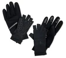 2 Pack Tommie Copper 2-in-1 All Weather Compression Glove Combo - Black/Medium