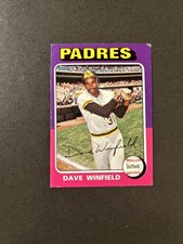 1975 Topps MINI Dave Winfield 61 VG (no Creases; Top Right Corner) 2nd Year HOF