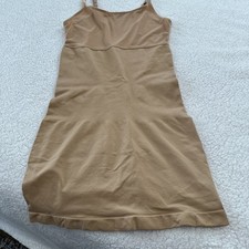 Skinny Girl Smoothers And Shapers Seamless Body Shaper Size XL Tank Nude Taupe