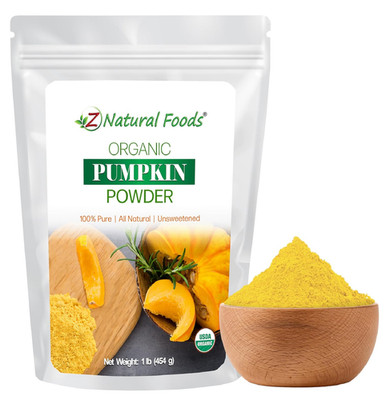 Z Natural Foods Organic Pumpkin Powder - Pure Powdered Pumpkin for Delicious Pum