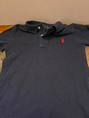 Ralph Lauren Navy Kids Polo Short Sleeve Size 4/4T Classic Preppy - Picture 2 of 5