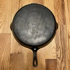 Griswold Antique Large Cast Iron Skillet Erie PA. 719 A NO. 12 Very Good Black