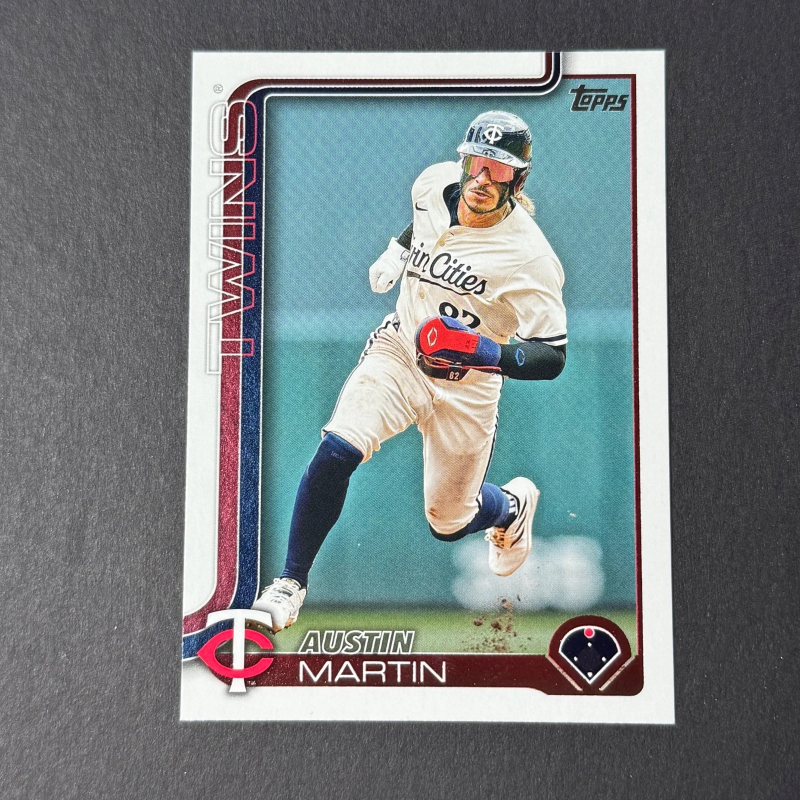 2025 Topps Series 2 #595 Austin Martin - Minnesota Twins