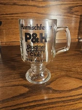Harnischfeger P&H Quarter Century Club Beer Glass Mug 1978 Outing