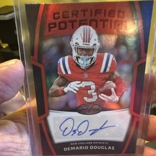 Panini 2025 Certified Demario Douglas CPS-DDO Autograph Insert Patriots #88/99
