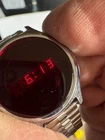 Timex Vintage Women's Red LED Watch 29MM New Batteries Runs Good