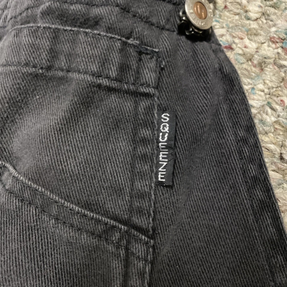 Mono con tirantes Squeeze de colección para mujer grande negro trabajo carpintero granjero tareas Foto 4 de 4