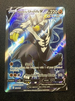 Rapid Strike Urshifu V 152/163 Ultra Rare Pokemon Battle Styles NM