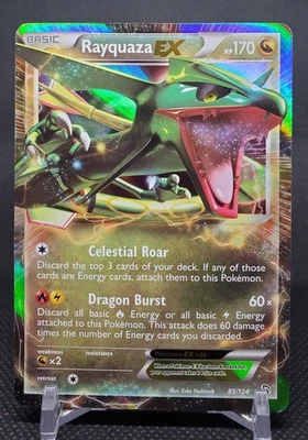 Pokemon Rayquaza EX 85/124 Dragons Exalted Holo NM - Image 1 of 4