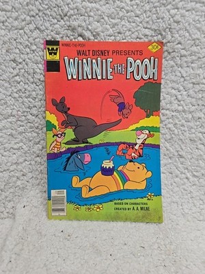 Winnie The Pooh #3 Bronze Age 1972 Whitman Variant Gold Key Comics Walt Disney
