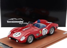 Tecnomodel FERRARI 250TR TESTAROSSA 3.0L V12 SPIDER 3rd 12h SEBRING 1961  1/18