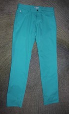 Peter Millar Men's eb66 Performance Teal Five-Pocket Pants - Size 32/34 - EUC