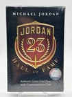 2009 MICHAEL JORDAN HALL OF FAME GAME-USED FLOOR & COMMEMORATIVE CARD SEALED BOX