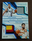 Luka Doncic Trae Young 2024-25 Panini immaculate Dual Mem Patch 05/10 #IDM-LDT