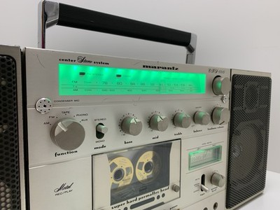 MARANTZ CRS 6810 BOOMBOX STEREO Radio Cassette Vintage 1980 WORK