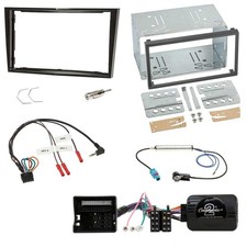 Einbauset Lenkradadapter Doppel DIN Autoradio für Opel Zafira Corsa D Astra H Kl Einbauset Lenkradadapter Doppel DIN Autoradio für Opel Zafira Corsa D Astra H Kl