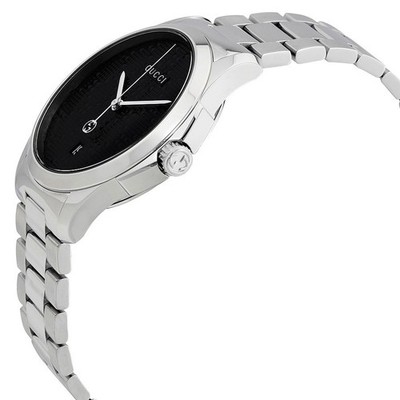 Gucci G-Timeless Men's Black Dial Stainless Steel Watch - YA126460