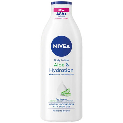 Nivea Aloe Hydration 5-in-1 Refreshing Body Lotion, 13.5oz (400ml)
