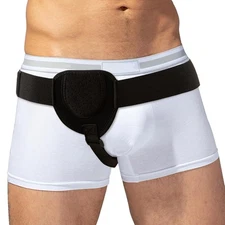 Hernia Belt for Men Adjustable Inguinal Groin Support LR with Pads 