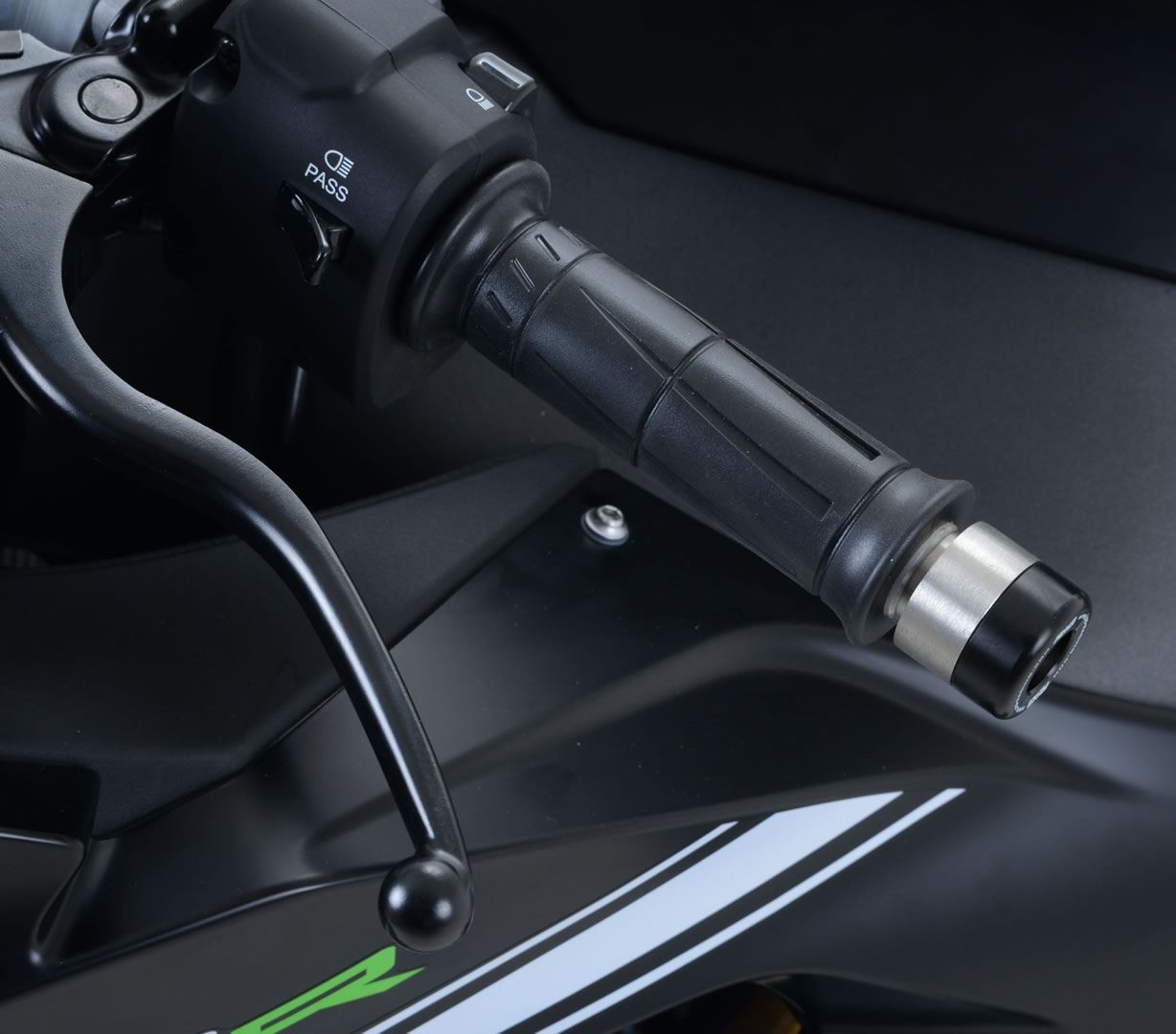 R&G Bar End Sliders Black Kawasaki ZX-10RR 2021 - 2023