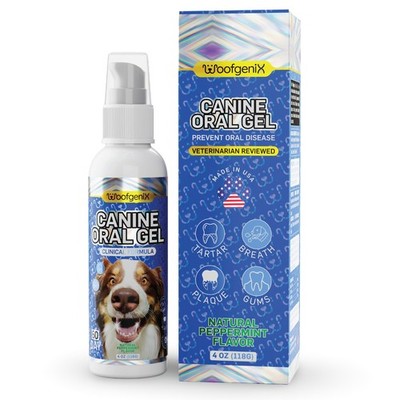 Woofgenix Dog Teeth Cleaning Gel  Canine Tooth Brushing Alternative  Vet Revi...