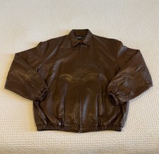 Vintage Polo Ralph Lauren Genuine Leather Brown Jacket