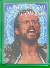 2022 AEW Skybox Metal Intimidation Nation Insert Card  Adam Cole  1:75 SP