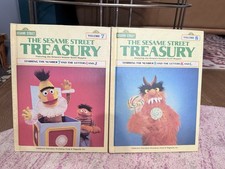 Vintage 1983 The Sesame Street Treasury Hardcover Books Volumes 7 & 8
