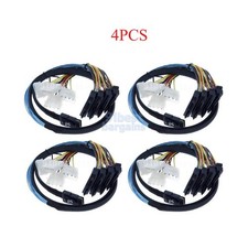 4PCS Internal 36 Pin Mini SAS SFF-8087 Host to 4 SFF-8482 Target SAS with IDE