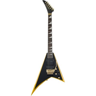 Jackson X Series Rhoads RRX24 IL Black with Yellow Bevels - E-Gitarre