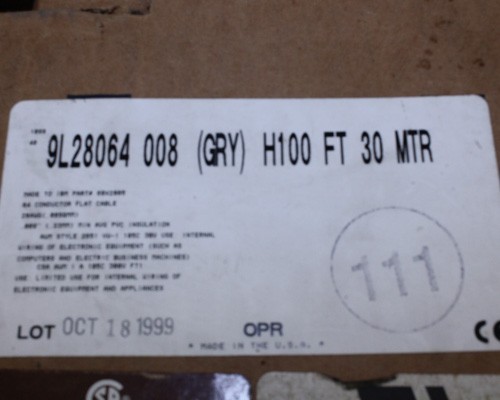 9L28064 BELDEN CABLE FLAT - Picture 1 of 1