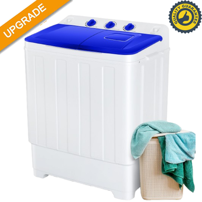 #ad #ad Washing Machine 30LBS Twin Tub Semi Automatic 2 in 1 Washer Combo for Home APT $199.99