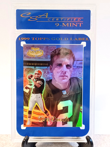 1999 TOPPS GOLD LABEL TIM COUCH CLASS 1 ROOKIE CARD CLEVELAND BROWNS ...