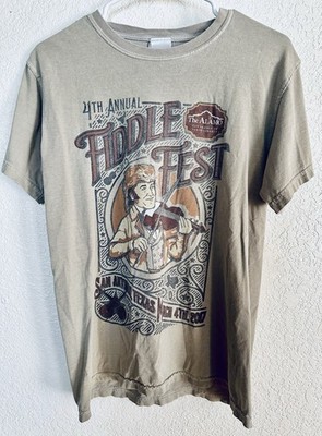 4th Annual FIDDLE FEST Size Small Tee The Alamo San Antonio Texas (2017) Country